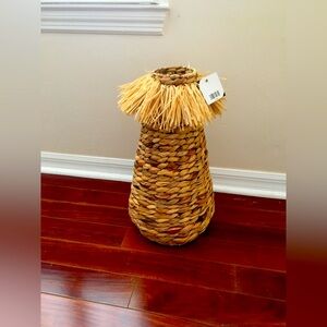 Wicker Storage Basket (NWT)